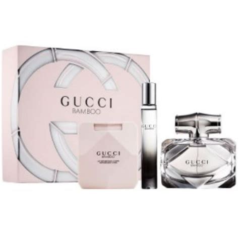 gucci bamboo 3-piece women's perfume gift set|gucci flora set.